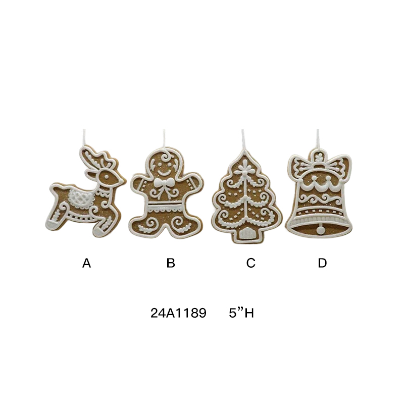 Clay Dough Holiday Gingerbread Ornament Set