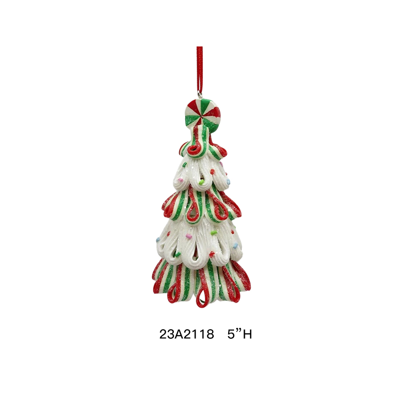 Clay Dough Holiday Candy Tree Ornament Set